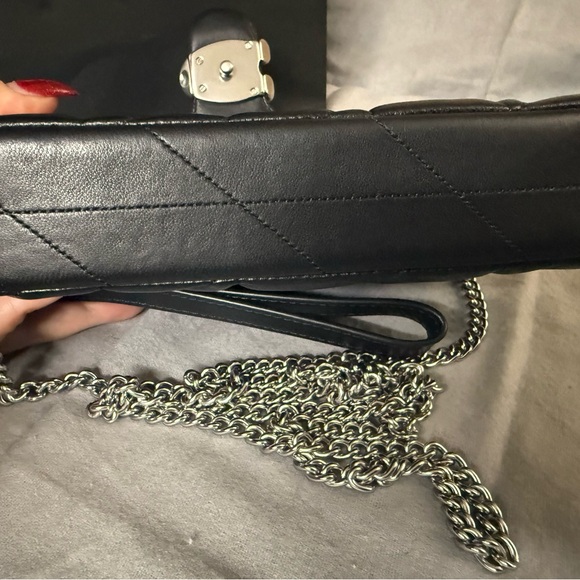 Coach Tabby Mini Crystal Quilted Leather Crossbody/Wristlet NWOT - Picture 5 of 8